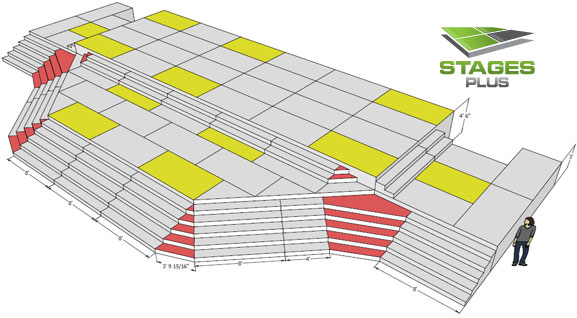 3d rendering stage design