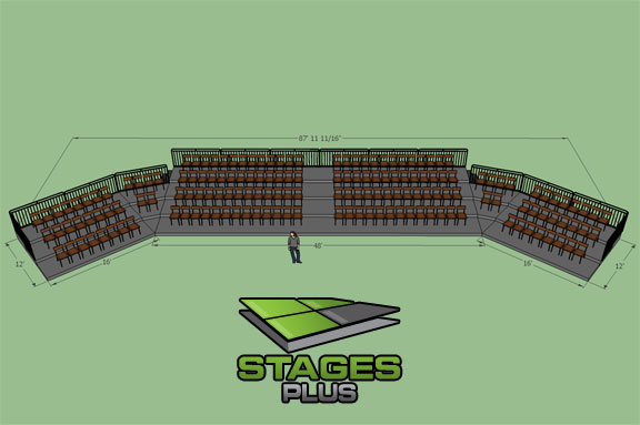 audience seating risers