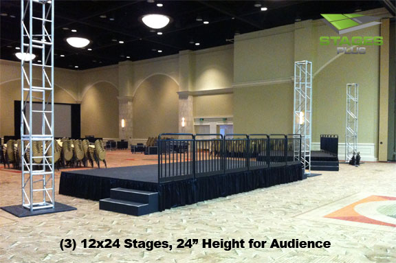 audience seating risers