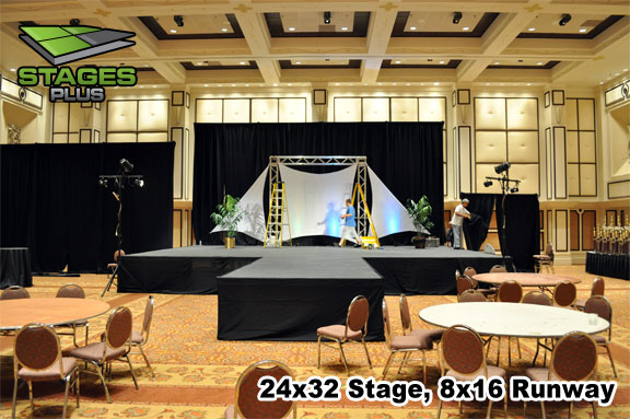 large stage runway