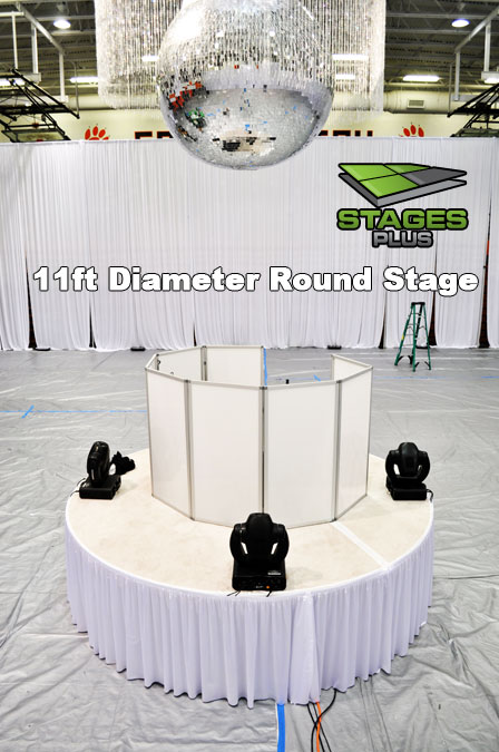 17ft round stage
