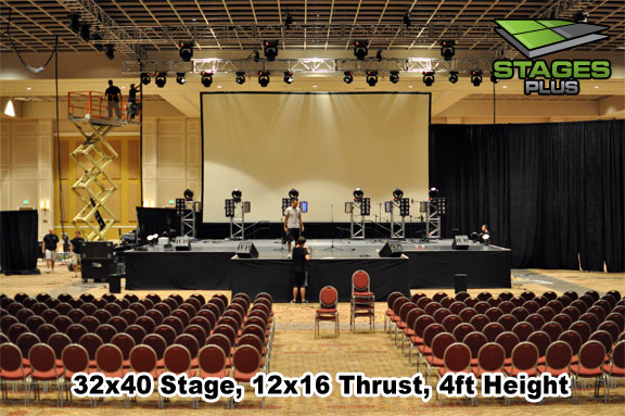 large stage