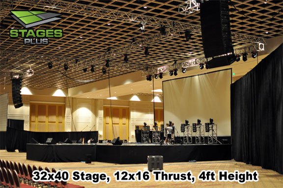 large stage