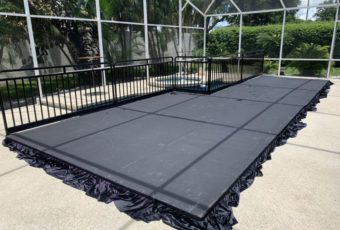 Pool Stage Cover Rental