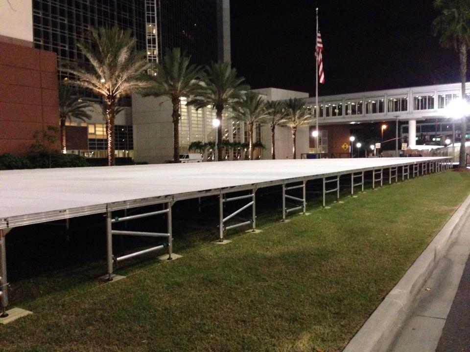 tent stage flooring