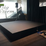 8x8' stage, 12" height