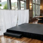 8x8' stage, 12" height