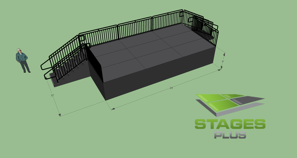 12ft Stages Sizes