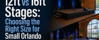 12ft vs 16ft Stages: Choosing the Right Size for Small Orlando Venues - Featured image